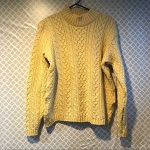 Callan Yellow  Country Collection sweater. L